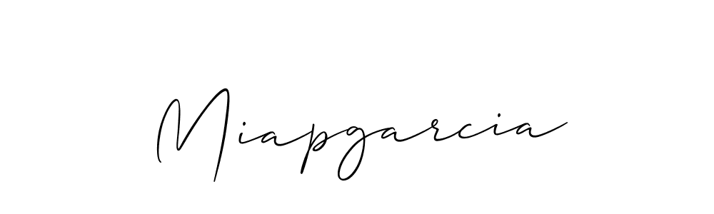 You should practise on your own different ways (Allison_Script) to write your name (Miapgarcia) in signature. don't let someone else do it for you. Miapgarcia signature style 2 images and pictures png