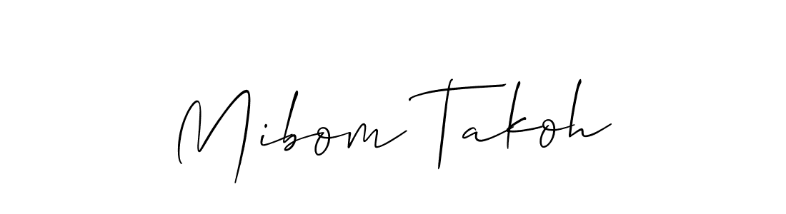 Once you've used our free online signature maker to create your best signature Allison_Script style, it's time to enjoy all of the benefits that Mibom Takoh name signing documents. Mibom Takoh signature style 2 images and pictures png