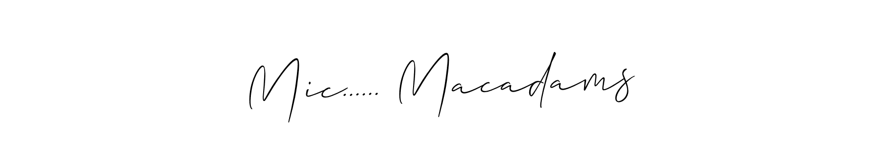 This is the best signature style for the Mic...... Macadams name. Also you like these signature font (Allison_Script). Mix name signature. Mic...... Macadams signature style 2 images and pictures png