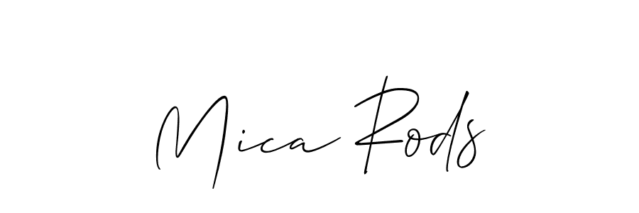 See photos of Mica Rods official signature by Spectra . Check more albums & portfolios. Read reviews & check more about Allison_Script font. Mica Rods signature style 2 images and pictures png