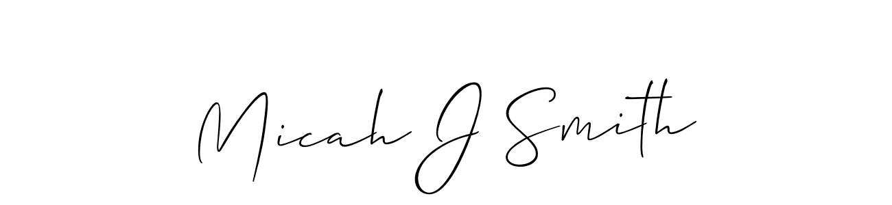 Also You can easily find your signature by using the search form. We will create Micah J Smith name handwritten signature images for you free of cost using Allison_Script sign style. Micah J Smith signature style 2 images and pictures png