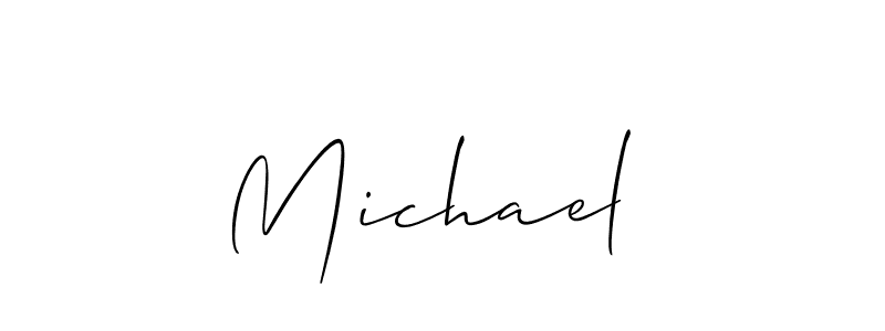 How to make Michael  name signature. Use Allison_Script style for creating short signs online. This is the latest handwritten sign. Michael  signature style 2 images and pictures png