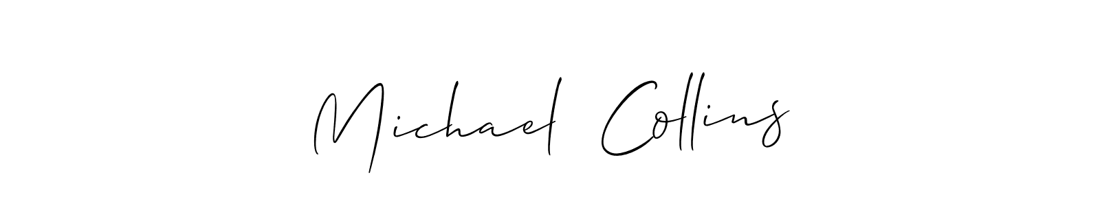 This is the best signature style for the Michael  Collins name. Also you like these signature font (Allison_Script). Mix name signature. Michael  Collins signature style 2 images and pictures png