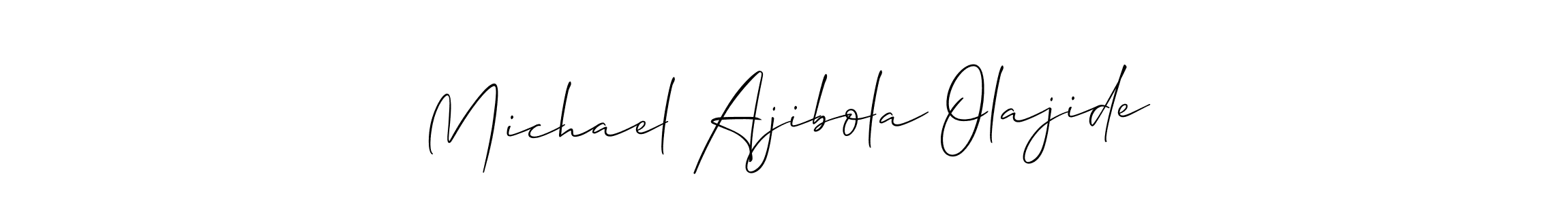 Once you've used our free online signature maker to create your best signature Allison_Script style, it's time to enjoy all of the benefits that Michael Ajibola Olajide name signing documents. Michael Ajibola Olajide signature style 2 images and pictures png