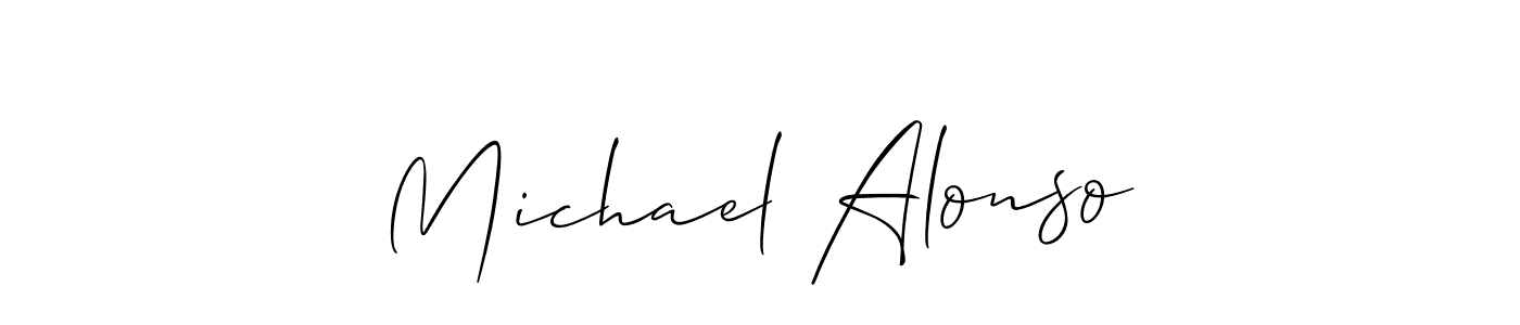 This is the best signature style for the Michael Alonso name. Also you like these signature font (Allison_Script). Mix name signature. Michael Alonso signature style 2 images and pictures png