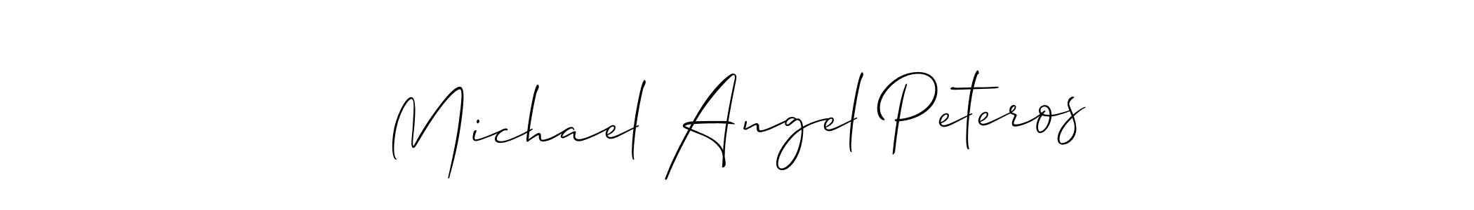 Best and Professional Signature Style for Michael Angel Peteros. Allison_Script Best Signature Style Collection. Michael Angel Peteros signature style 2 images and pictures png