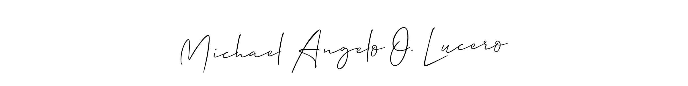 Make a beautiful signature design for name Michael Angelo O. Lucero. Use this online signature maker to create a handwritten signature for free. Michael Angelo O. Lucero signature style 2 images and pictures png