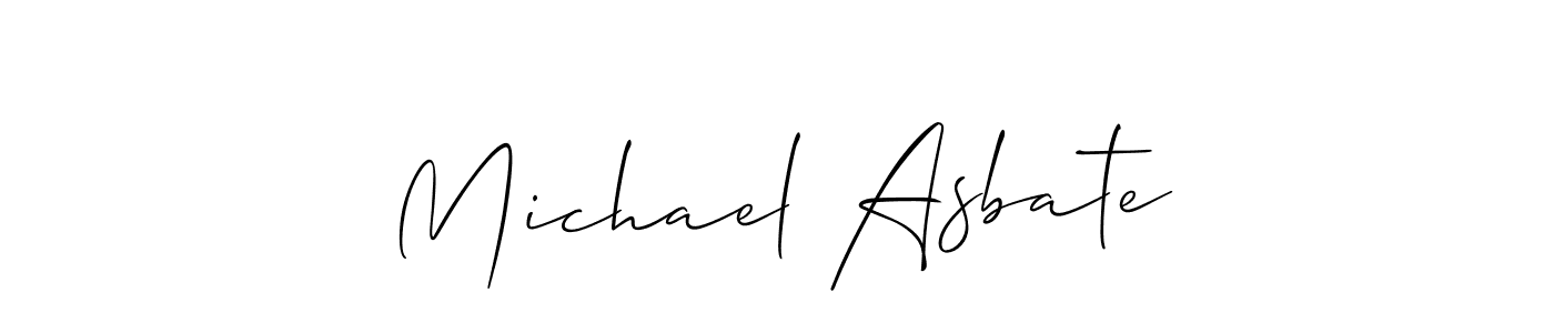 Also we have Michael Asbate name is the best signature style. Create professional handwritten signature collection using Allison_Script autograph style. Michael Asbate signature style 2 images and pictures png