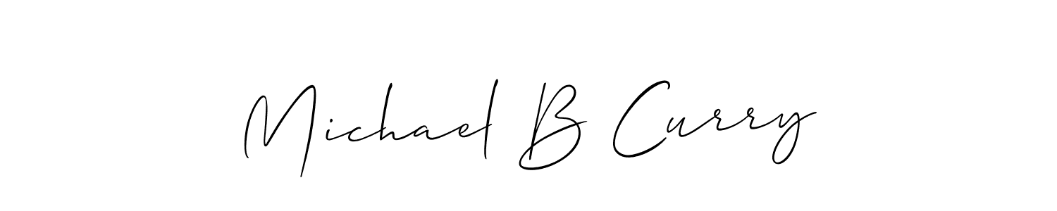 This is the best signature style for the Michael B Curry name. Also you like these signature font (Allison_Script). Mix name signature. Michael B Curry signature style 2 images and pictures png