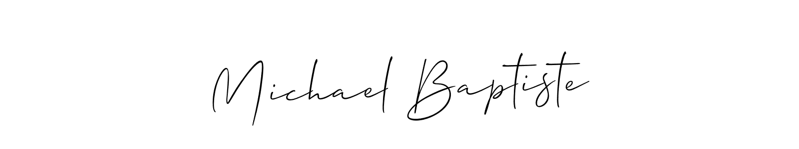 Once you've used our free online signature maker to create your best signature Allison_Script style, it's time to enjoy all of the benefits that Michael Baptiste name signing documents. Michael Baptiste signature style 2 images and pictures png