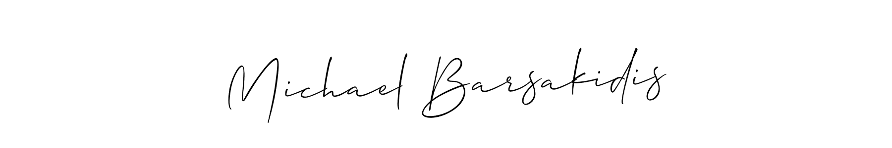 Also we have Michael Barsakidis name is the best signature style. Create professional handwritten signature collection using Allison_Script autograph style. Michael Barsakidis signature style 2 images and pictures png