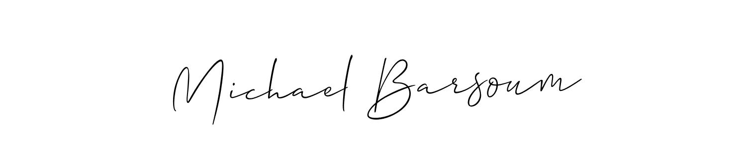 Once you've used our free online signature maker to create your best signature Allison_Script style, it's time to enjoy all of the benefits that Michael Barsoum name signing documents. Michael Barsoum signature style 2 images and pictures png