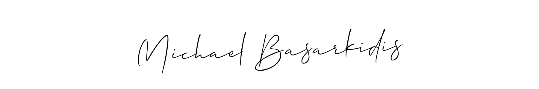 Make a beautiful signature design for name Michael Basarkidis. Use this online signature maker to create a handwritten signature for free. Michael Basarkidis signature style 2 images and pictures png