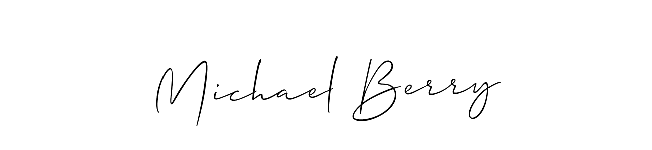 Michael Berry stylish signature style. Best Handwritten Sign (Allison_Script) for my name. Handwritten Signature Collection Ideas for my name Michael Berry. Michael Berry signature style 2 images and pictures png