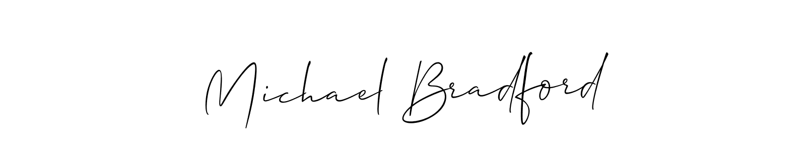 Create a beautiful signature design for name Michael Bradford. With this signature (Allison_Script) fonts, you can make a handwritten signature for free. Michael Bradford signature style 2 images and pictures png