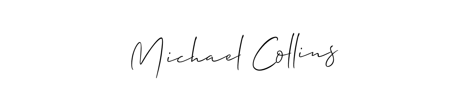 You should practise on your own different ways (Allison_Script) to write your name (Michael Collins) in signature. don't let someone else do it for you. Michael Collins signature style 2 images and pictures png