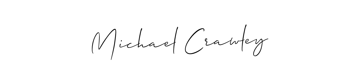 Also You can easily find your signature by using the search form. We will create Michael Crawley name handwritten signature images for you free of cost using Allison_Script sign style. Michael Crawley signature style 2 images and pictures png