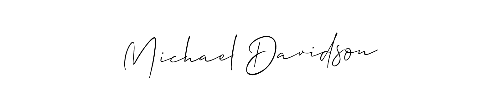 Similarly Allison_Script is the best handwritten signature design. Signature creator online .You can use it as an online autograph creator for name Michael Davidson. Michael Davidson signature style 2 images and pictures png