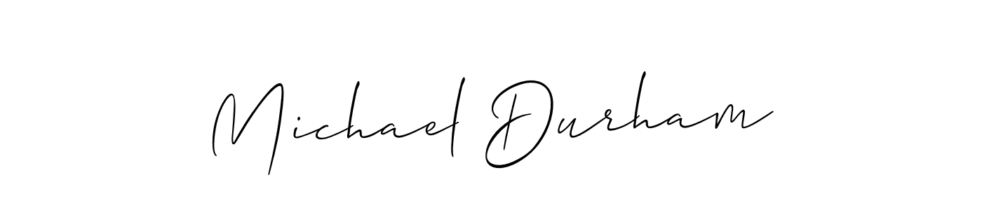 Also we have Michael Durham name is the best signature style. Create professional handwritten signature collection using Allison_Script autograph style. Michael Durham signature style 2 images and pictures png