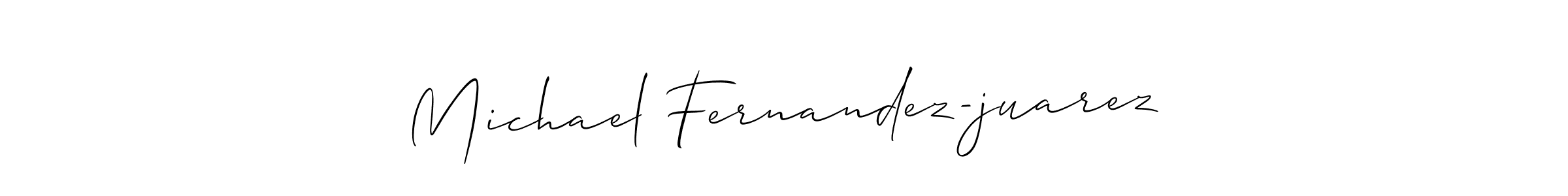 Once you've used our free online signature maker to create your best signature Allison_Script style, it's time to enjoy all of the benefits that Michael Fernandez-juarez name signing documents. Michael Fernandez-juarez signature style 2 images and pictures png