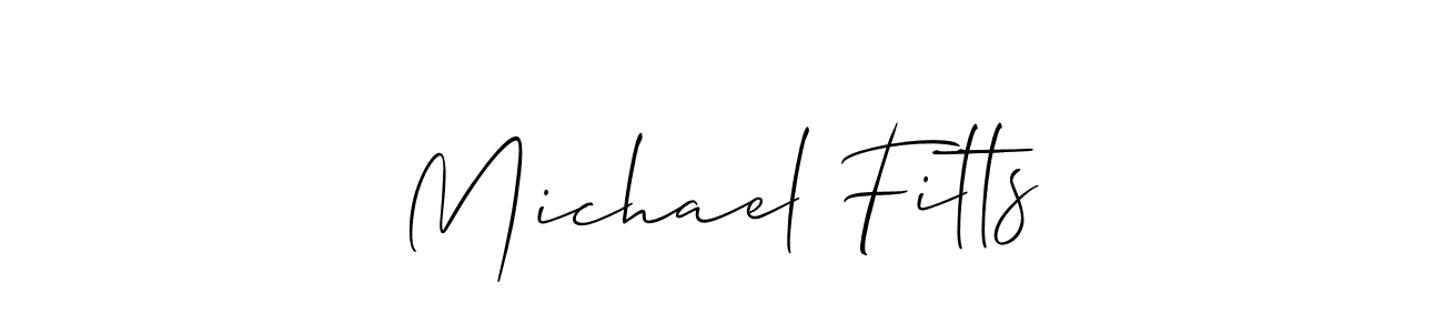 You can use this online signature creator to create a handwritten signature for the name Michael Fitts. This is the best online autograph maker. Michael Fitts signature style 2 images and pictures png