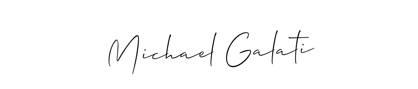 Once you've used our free online signature maker to create your best signature Allison_Script style, it's time to enjoy all of the benefits that Michael Galati name signing documents. Michael Galati signature style 2 images and pictures png