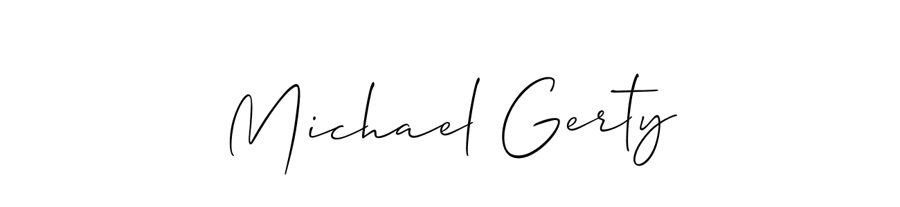 Also You can easily find your signature by using the search form. We will create Michael Gerty name handwritten signature images for you free of cost using Allison_Script sign style. Michael Gerty signature style 2 images and pictures png