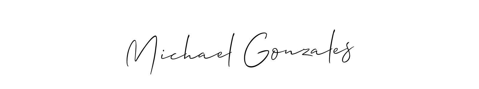 Make a beautiful signature design for name Michael Gonzales. Use this online signature maker to create a handwritten signature for free. Michael Gonzales signature style 2 images and pictures png