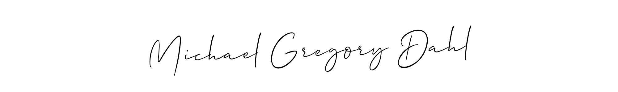 Also You can easily find your signature by using the search form. We will create Michael Gregory Dahl name handwritten signature images for you free of cost using Allison_Script sign style. Michael Gregory Dahl signature style 2 images and pictures png