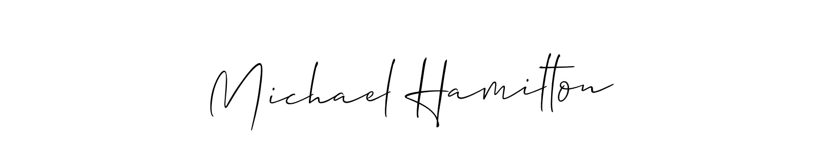 It looks lik you need a new signature style for name Michael Hamilton. Design unique handwritten (Allison_Script) signature with our free signature maker in just a few clicks. Michael Hamilton signature style 2 images and pictures png