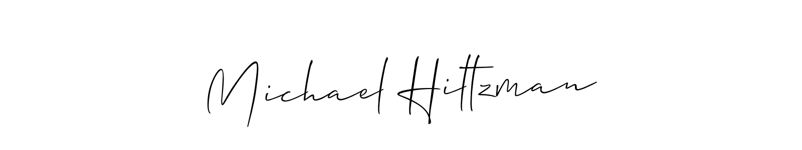 How to make Michael Hiltzman signature? Allison_Script is a professional autograph style. Create handwritten signature for Michael Hiltzman name. Michael Hiltzman signature style 2 images and pictures png