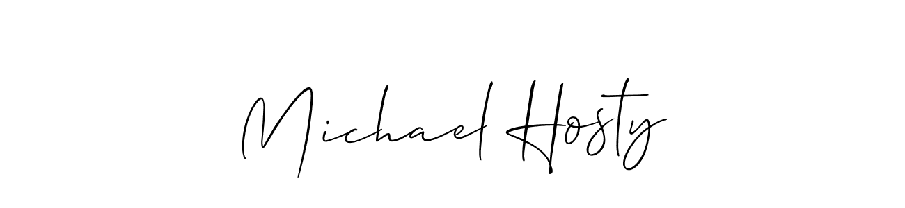 See photos of Michael Hosty official signature by Spectra . Check more albums & portfolios. Read reviews & check more about Allison_Script font. Michael Hosty signature style 2 images and pictures png