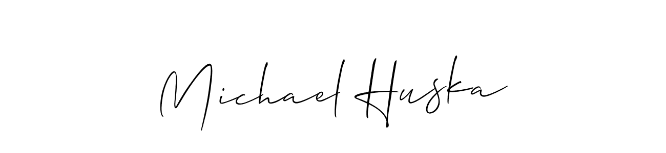 Also we have Michael Huska name is the best signature style. Create professional handwritten signature collection using Allison_Script autograph style. Michael Huska signature style 2 images and pictures png