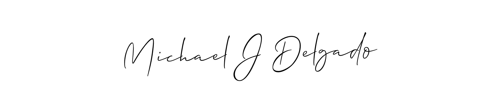 Make a short Michael J Delgado signature style. Manage your documents anywhere anytime using Allison_Script. Create and add eSignatures, submit forms, share and send files easily. Michael J Delgado signature style 2 images and pictures png