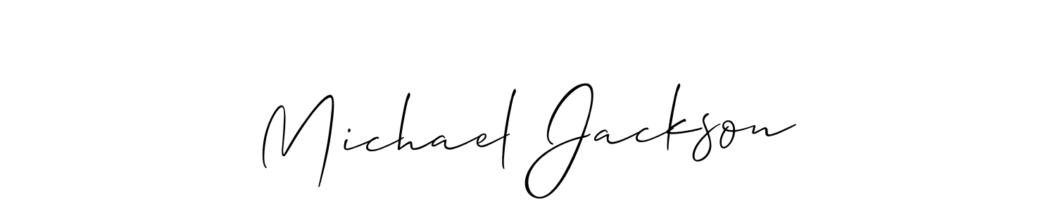 The best way (Allison_Script) to make a short signature is to pick only two or three words in your name. The name Michael Jackson include a total of six letters. For converting this name. Michael Jackson signature style 2 images and pictures png