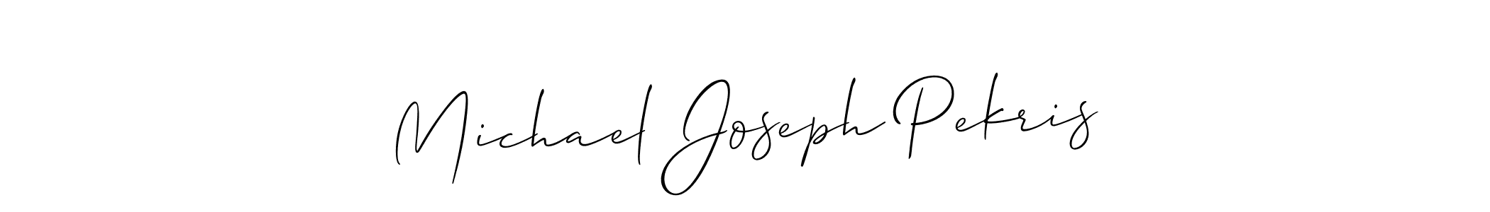 You can use this online signature creator to create a handwritten signature for the name Michael Joseph Pekris. This is the best online autograph maker. Michael Joseph Pekris signature style 2 images and pictures png