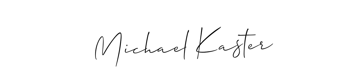 This is the best signature style for the Michael Kaster name. Also you like these signature font (Allison_Script). Mix name signature. Michael Kaster signature style 2 images and pictures png
