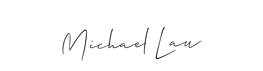 Allison_Script is a professional signature style that is perfect for those who want to add a touch of class to their signature. It is also a great choice for those who want to make their signature more unique. Get Michael Lau name to fancy signature for free. Michael Lau signature style 2 images and pictures png