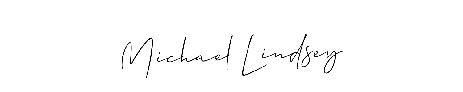 Also we have Michael Lindsey name is the best signature style. Create professional handwritten signature collection using Allison_Script autograph style. Michael Lindsey signature style 2 images and pictures png