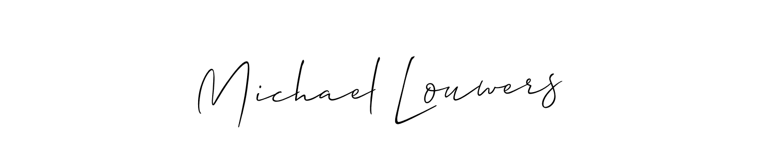 Check out images of Autograph of Michael Louwers name. Actor Michael Louwers Signature Style. Allison_Script is a professional sign style online. Michael Louwers signature style 2 images and pictures png