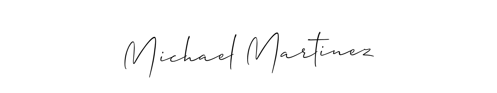 Create a beautiful signature design for name Michael Martinez. With this signature (Allison_Script) fonts, you can make a handwritten signature for free. Michael Martinez signature style 2 images and pictures png