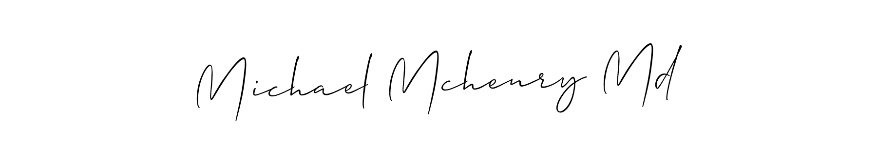 Make a beautiful signature design for name Michael Mchenry Md. With this signature (Allison_Script) style, you can create a handwritten signature for free. Michael Mchenry Md signature style 2 images and pictures png