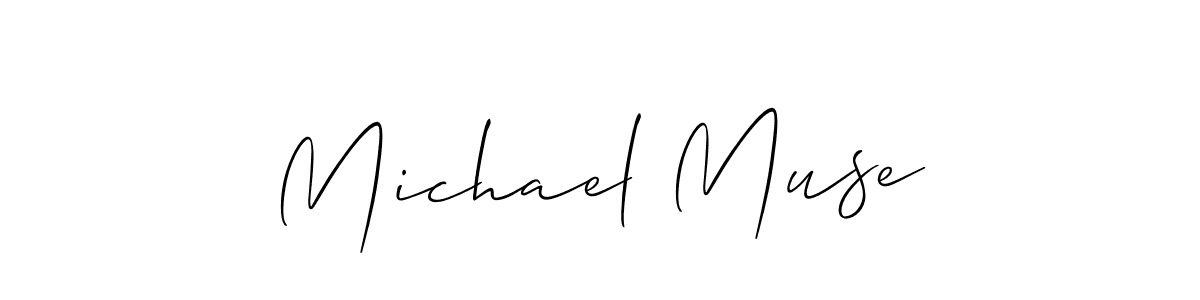 Best and Professional Signature Style for Michael Muse. Allison_Script Best Signature Style Collection. Michael Muse signature style 2 images and pictures png