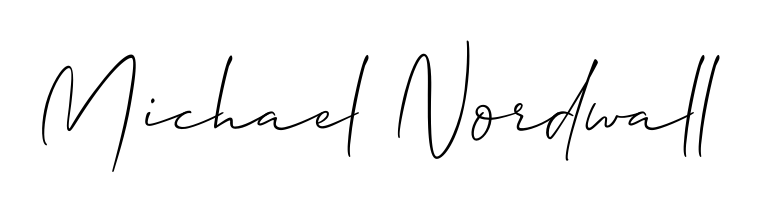 Michael Nordwall stylish signature style. Best Handwritten Sign (Allison_Script) for my name. Handwritten Signature Collection Ideas for my name Michael Nordwall. Michael Nordwall signature style 2 images and pictures png
