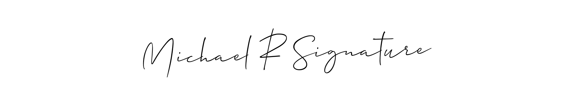Use a signature maker to create a handwritten signature online. With this signature software, you can design (Allison_Script) your own signature for name Michael R Signature. Michael R Signature signature style 2 images and pictures png