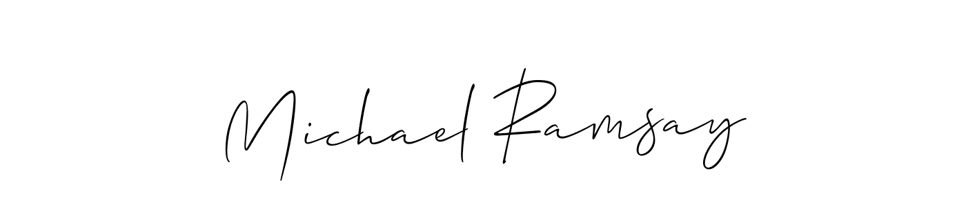 This is the best signature style for the Michael Ramsay name. Also you like these signature font (Allison_Script). Mix name signature. Michael Ramsay signature style 2 images and pictures png