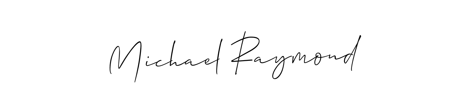 Make a beautiful signature design for name Michael Raymond. With this signature (Allison_Script) style, you can create a handwritten signature for free. Michael Raymond signature style 2 images and pictures png