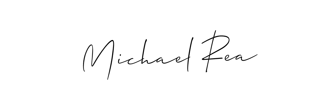 How to make Michael Rea name signature. Use Allison_Script style for creating short signs online. This is the latest handwritten sign. Michael Rea signature style 2 images and pictures png
