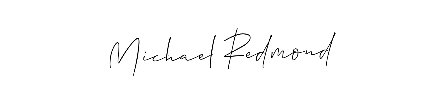 How to make Michael Redmond name signature. Use Allison_Script style for creating short signs online. This is the latest handwritten sign. Michael Redmond signature style 2 images and pictures png
