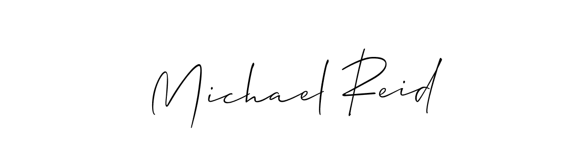 Create a beautiful signature design for name Michael Reid. With this signature (Allison_Script) fonts, you can make a handwritten signature for free. Michael Reid signature style 2 images and pictures png